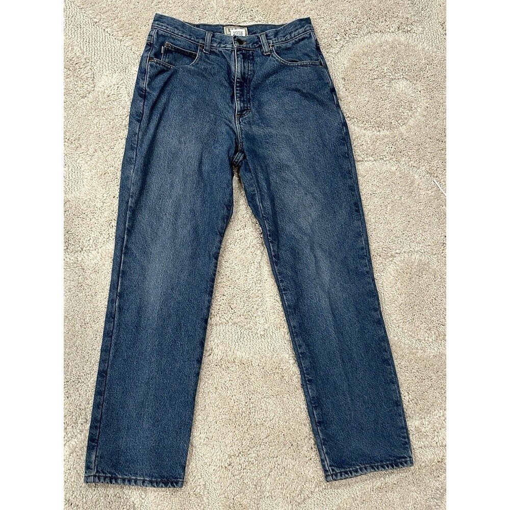 LL Bean Mens Classic Fit Flannel Lined Jeans 31x30 Blue Denim Gorpcore Outdoor